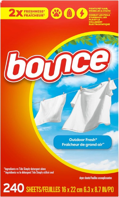 Bounce Outdoor Fresh Fabric Softener Dryer Sheets
