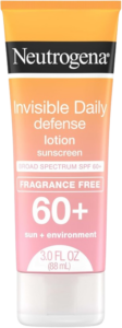 Neutrogena Invisible Daily Defense Lotion Sunscreen SPF 60+