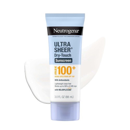 Neutrogena Ultra Sheer Dry Touch Sunscreen Lotion Max SPF 100+